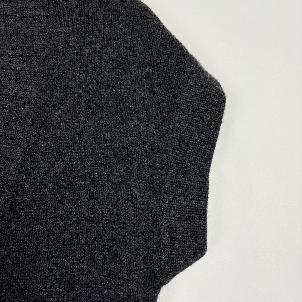 The Color Mustard Cashmere Long Sweater Vest Womens Small Gray Luxury Minimalist - Picture 4 of 13